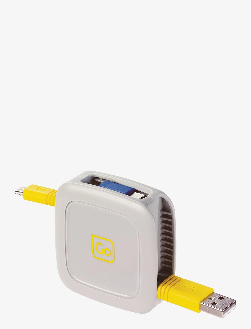 Go Travel - 3 in 1 Retractable Connector Cable (1M) - shop efter anledning - white - 2