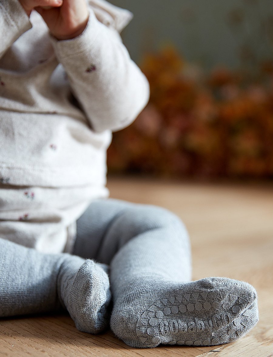 GoBabyGo - Crawling tights - strumpfhosen - petroleum blue - 0