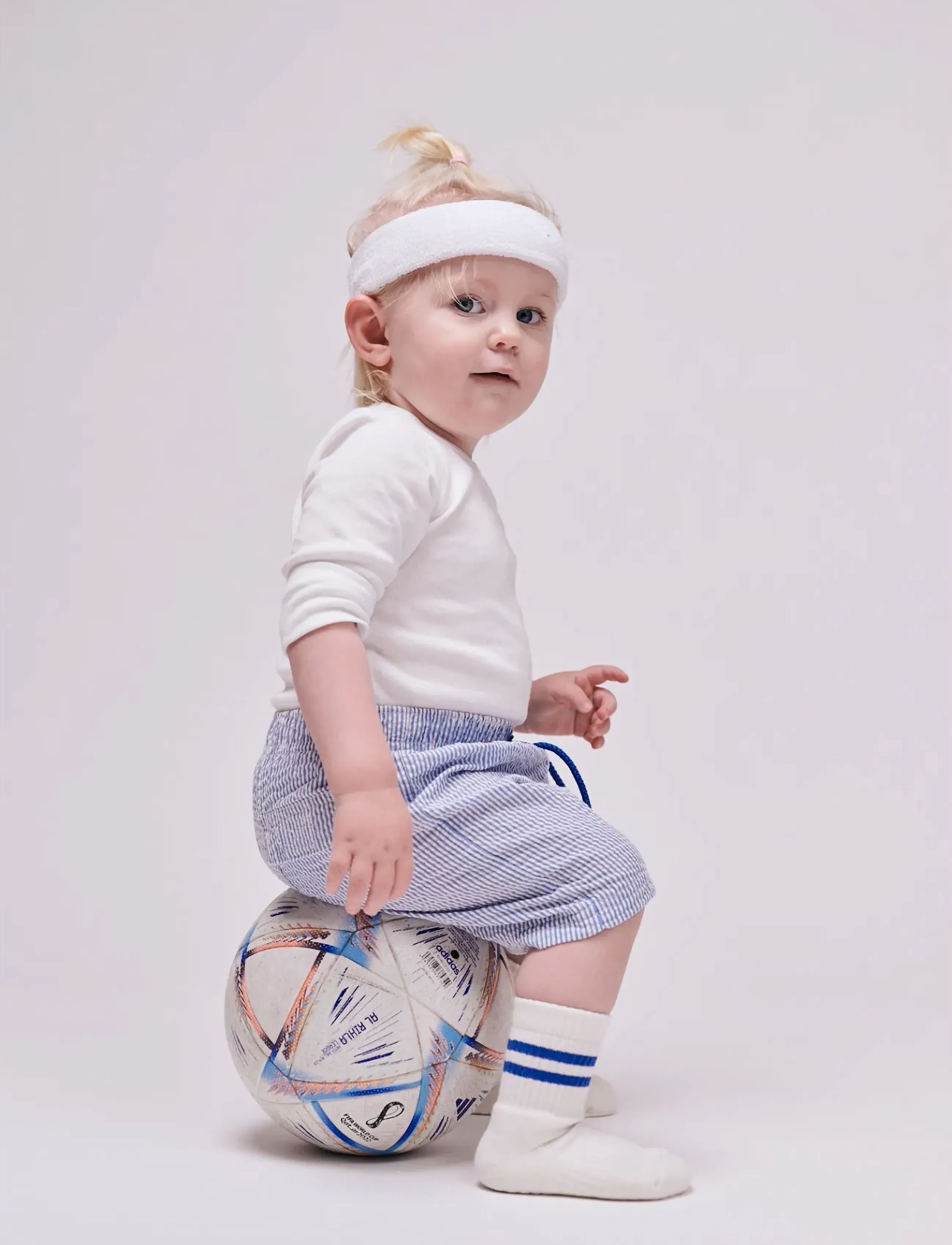GoBabyGo Sports Socks, Børn, Skridsikre Sportsstrømper, Cream, Str: 23/26