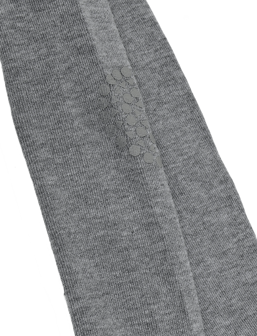 GoBabyGo - Crawling tights - cotton - strømpebukser - grey melange - 1