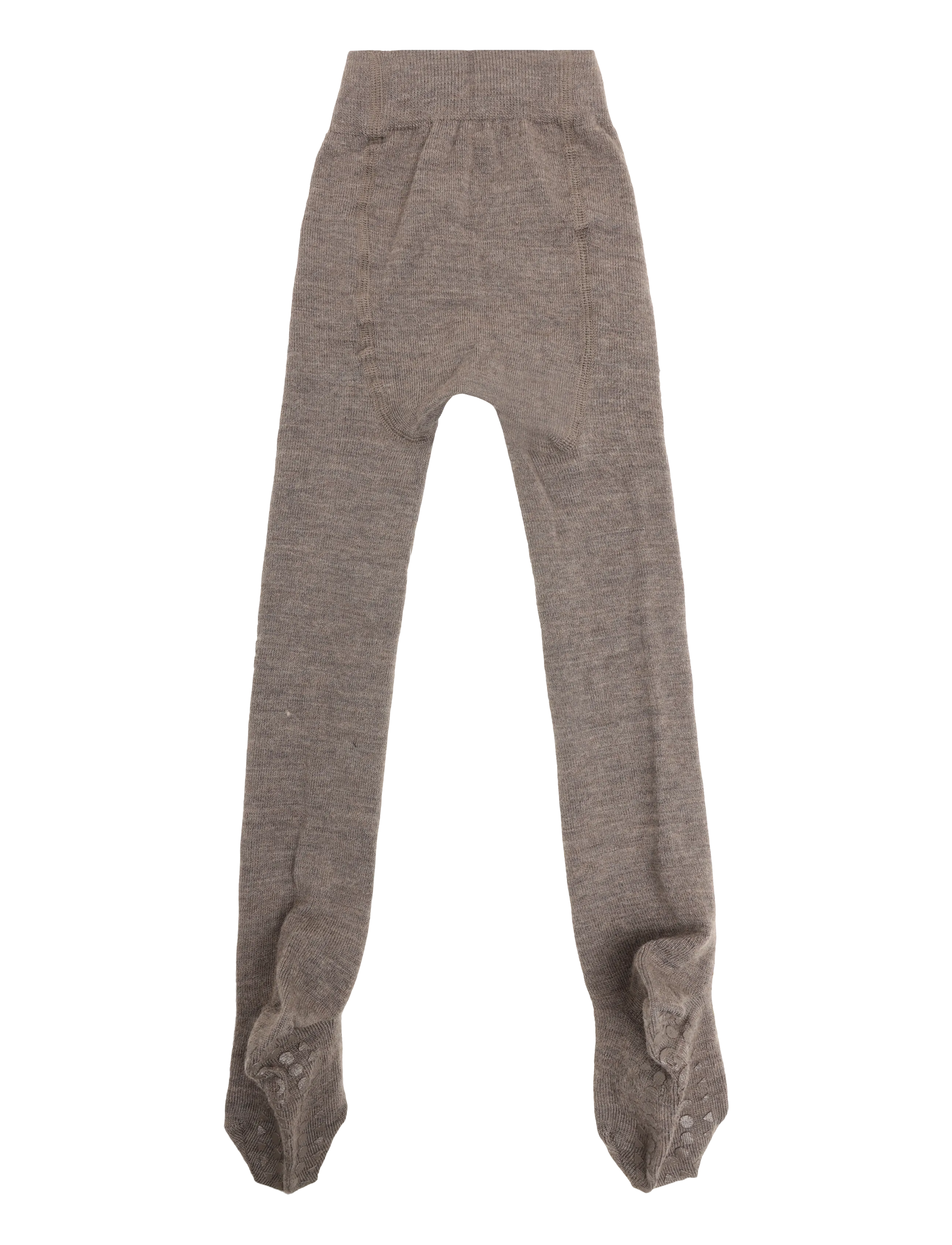 GoBabyGo - Crawling tights - merino wool - sukkpüksid - brown melange - 2