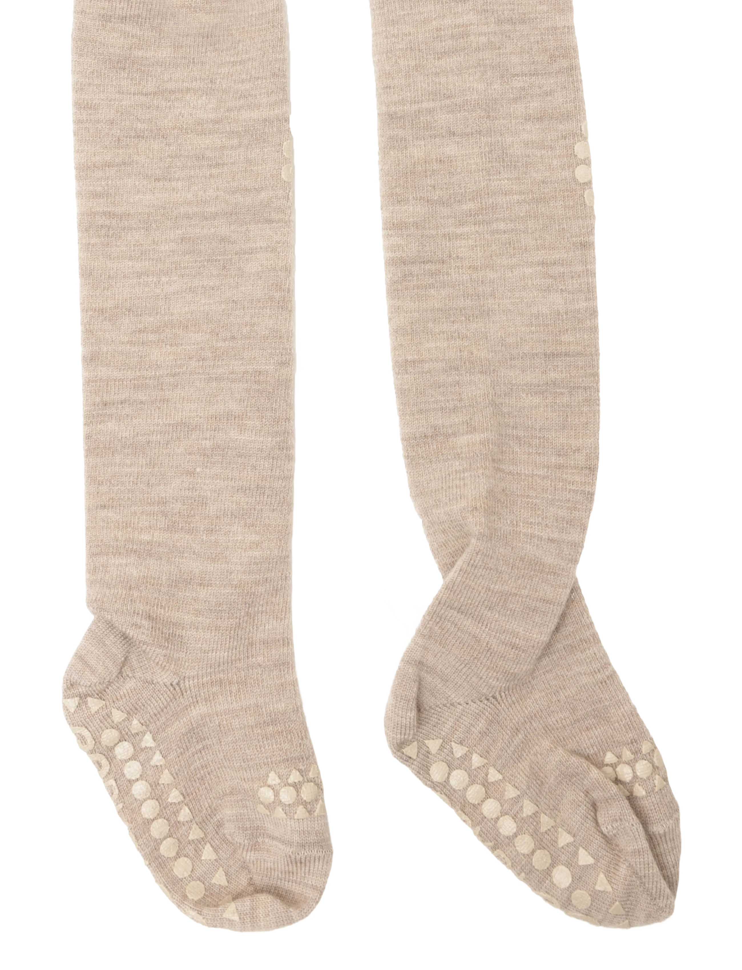 GoBabyGo - Crawling tights - merino wool - strømpebukser - sand - 2