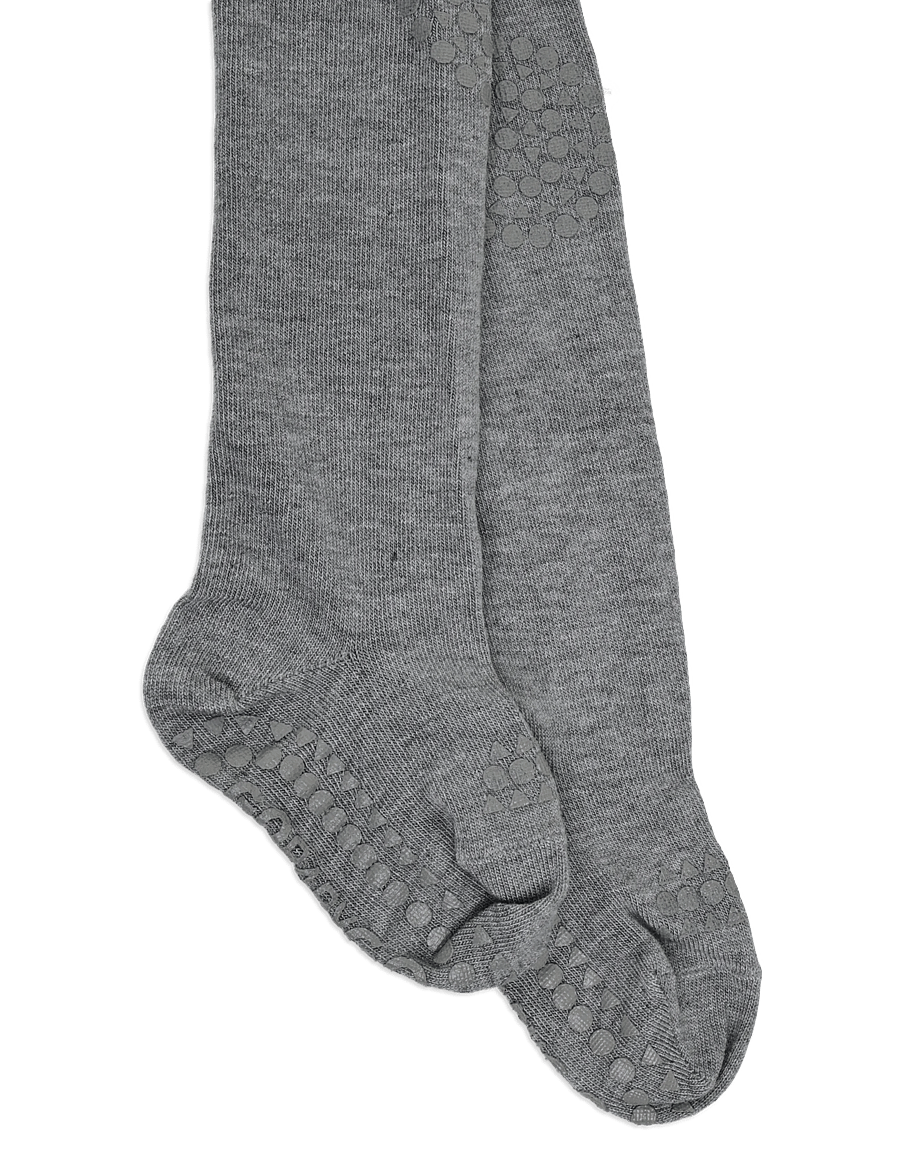 GoBabyGo - Crawling tight- viscose-bamboo - strumpfhosen - grey melange - 2