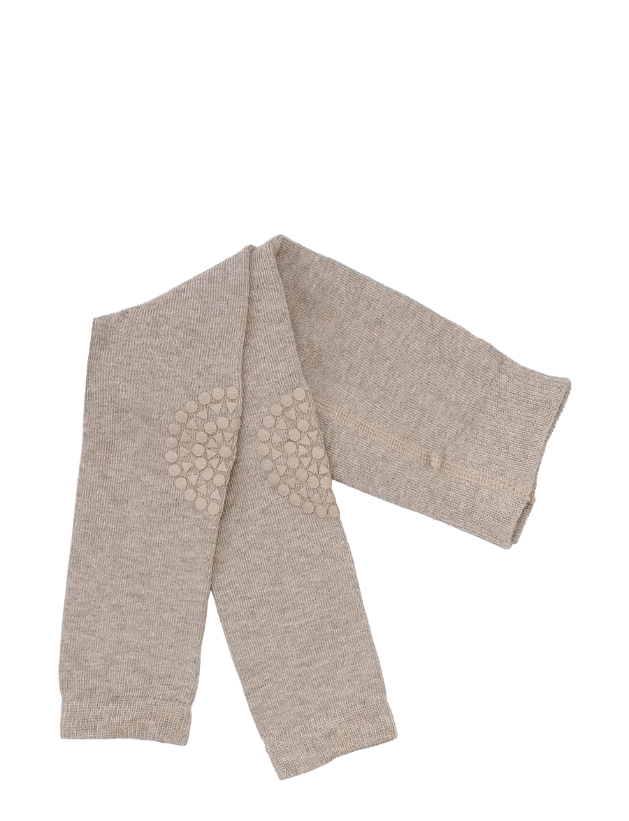 GoBabyGo - Crawling leggings- cotton - leggings - sand - 0
