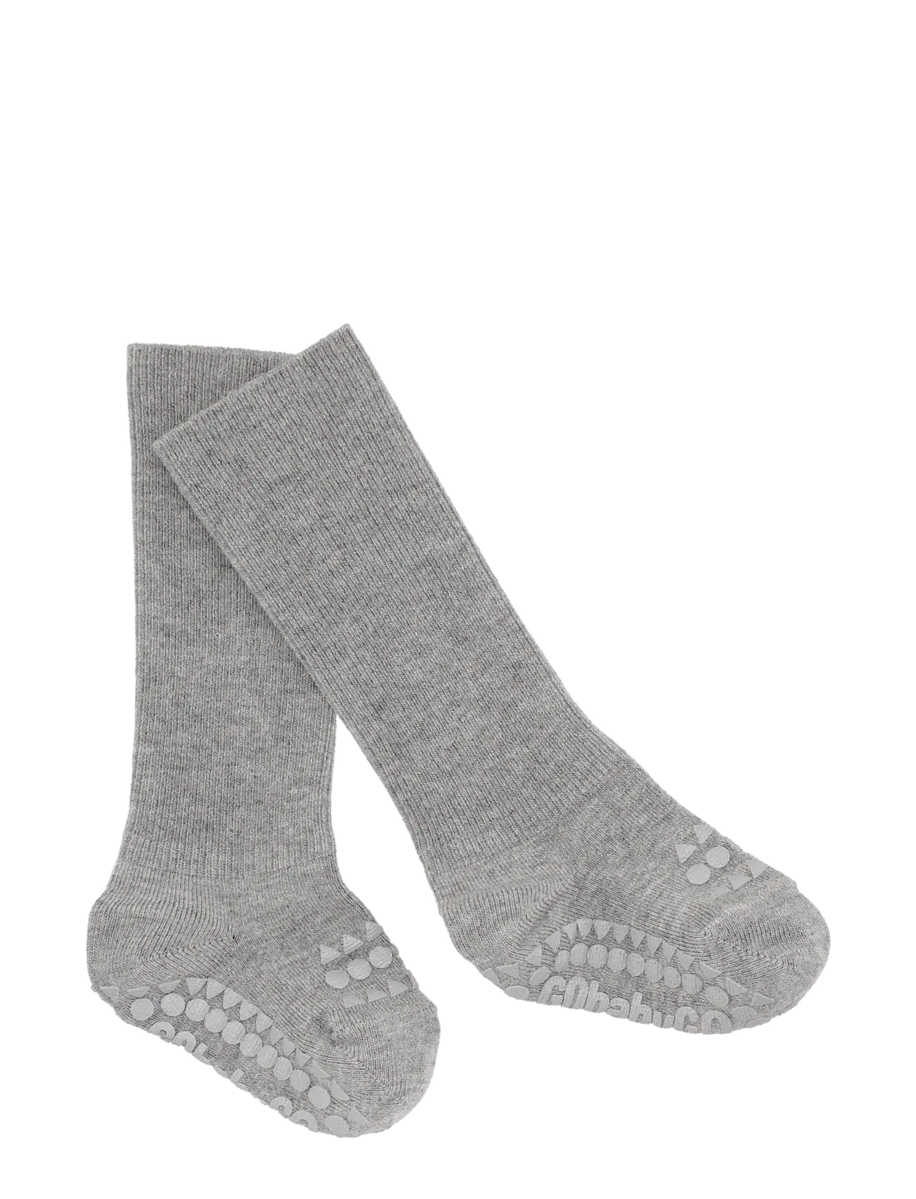 GoBabyGo - Non-Slip socks viscose-bamboo - libisemisvastased sokid - grey melange - 1