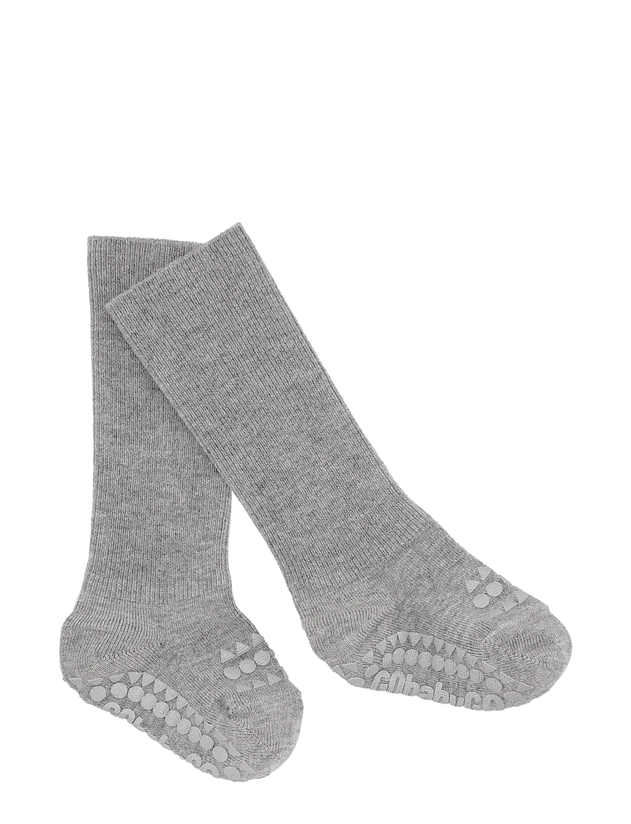 GoBabyGo - Non-Slip socks viscose-bamboo - libisemisvastased sokid - grey melange - 1
