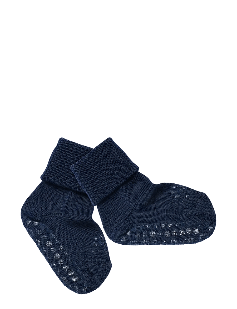 GoBabyGo - Non-Slip socks - merino wool - libisemisvastased sokid - midtnight blue - 0