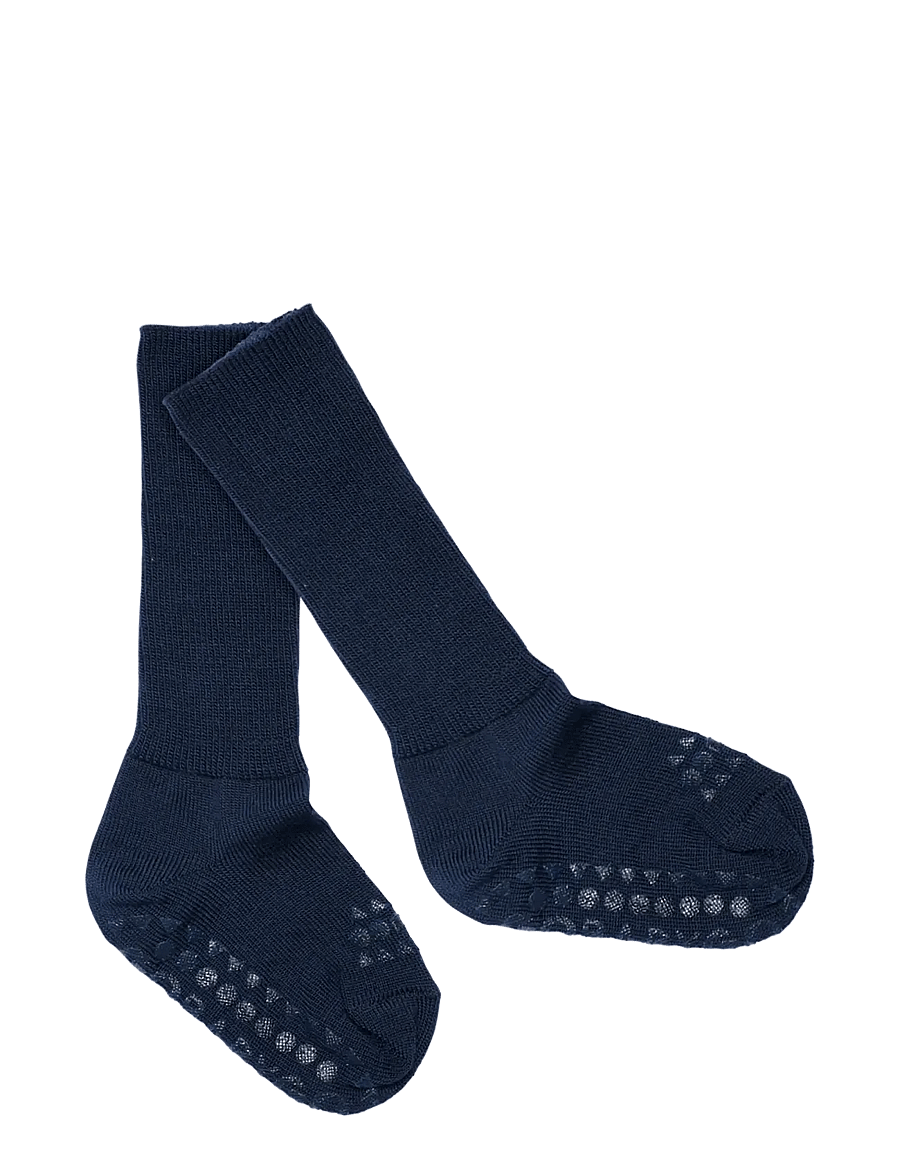 GoBabyGo - Non-Slip socks - merino wool - libisemisvastased sokid - midtnight blue - 1