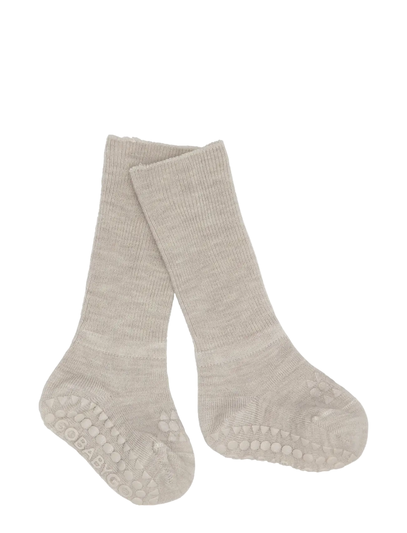 GoBabyGo - Non-Slip socks - merino wool - libisemisvastased sokid - sand - 1