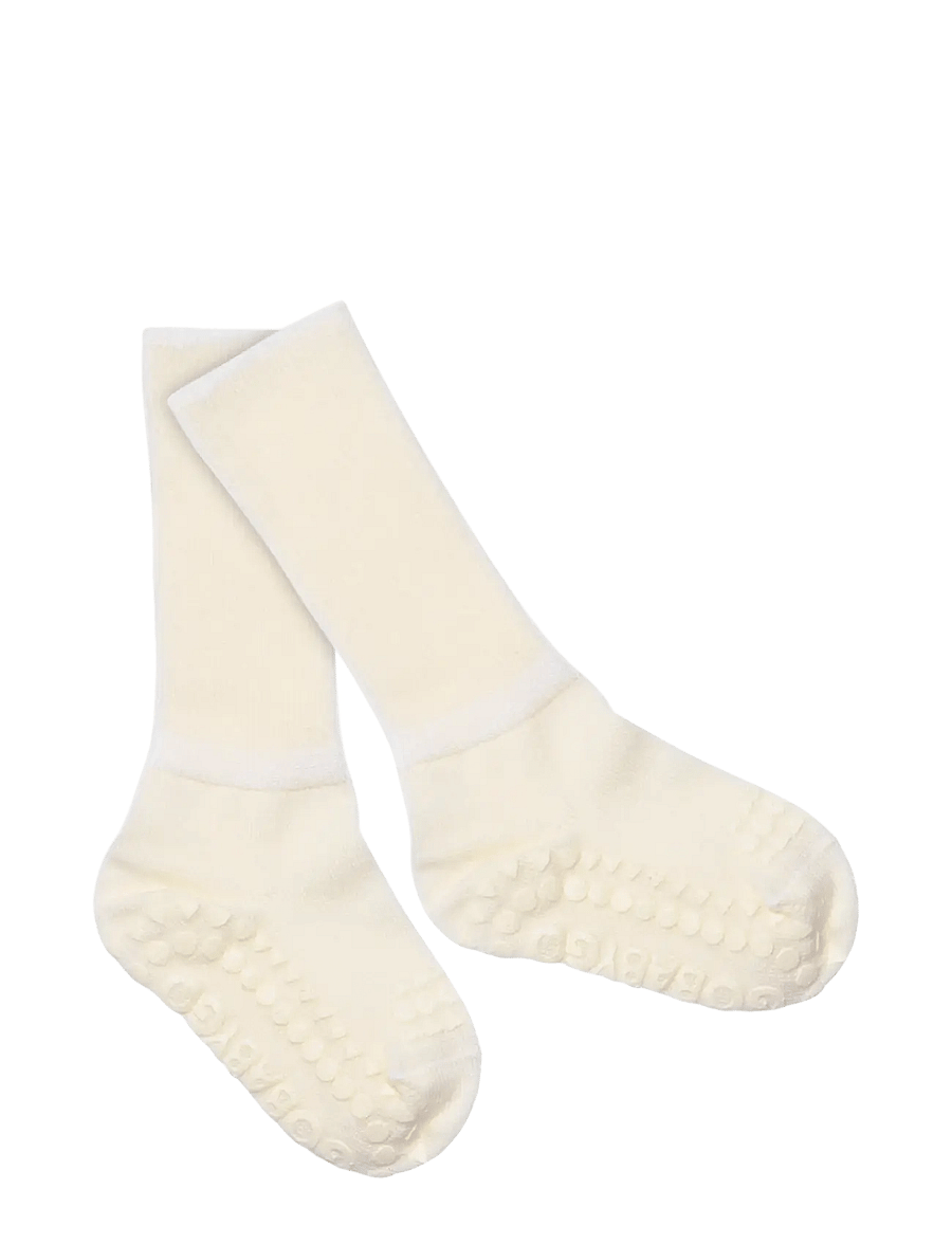 GoBabyGo - Non-Slip socks - merino wool - anti-rutsch socken - snowflake - 1