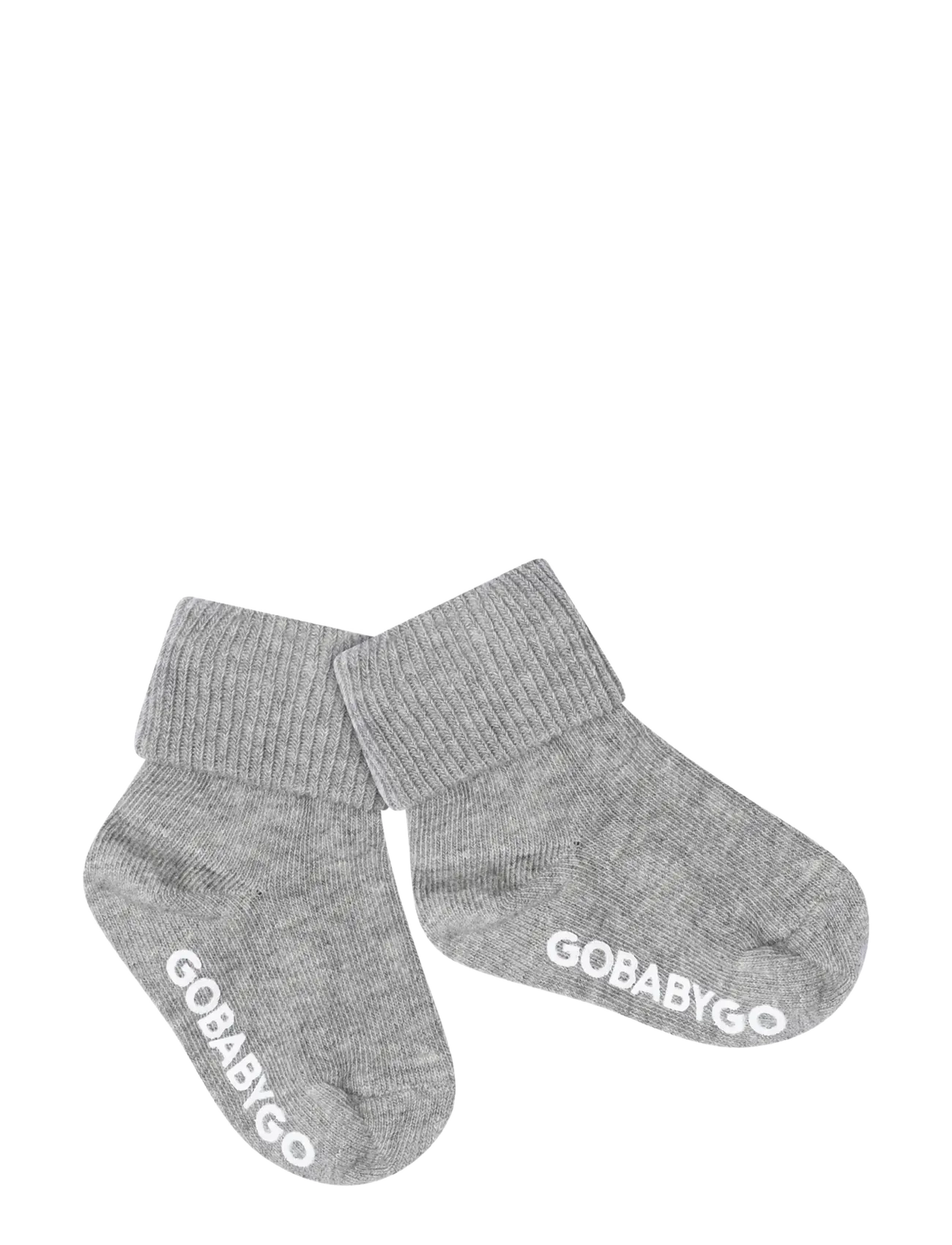 GoBabyGo Non-Slip socks- cotton - Libisemisvastased sokid - GREY MELANGE / grey