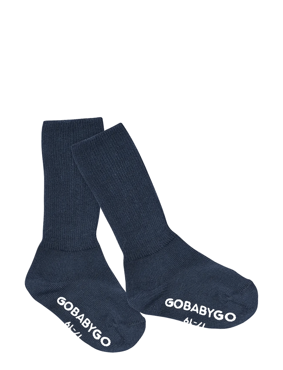 GoBabyGo - Non-Slip socks- cotton - libisemisvastased sokid - navy blue - 1