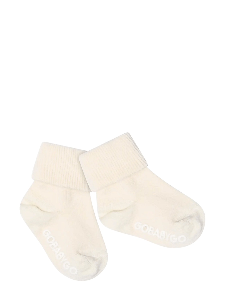 GoBabyGo - Non-Slip socks- cotton - libisemisvastased sokid - off-white - 0