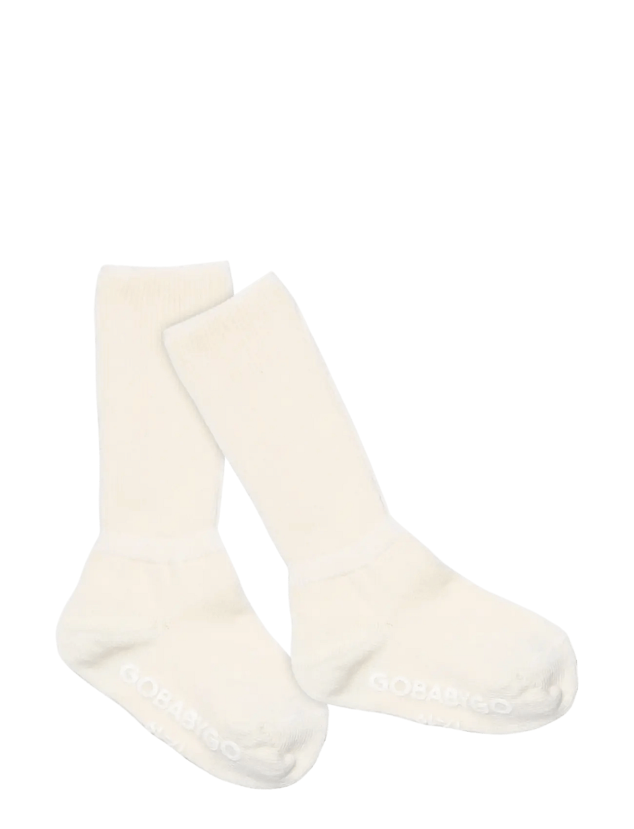 GoBabyGo - Non-Slip socks- cotton - libisemisvastased sokid - off-white - 1