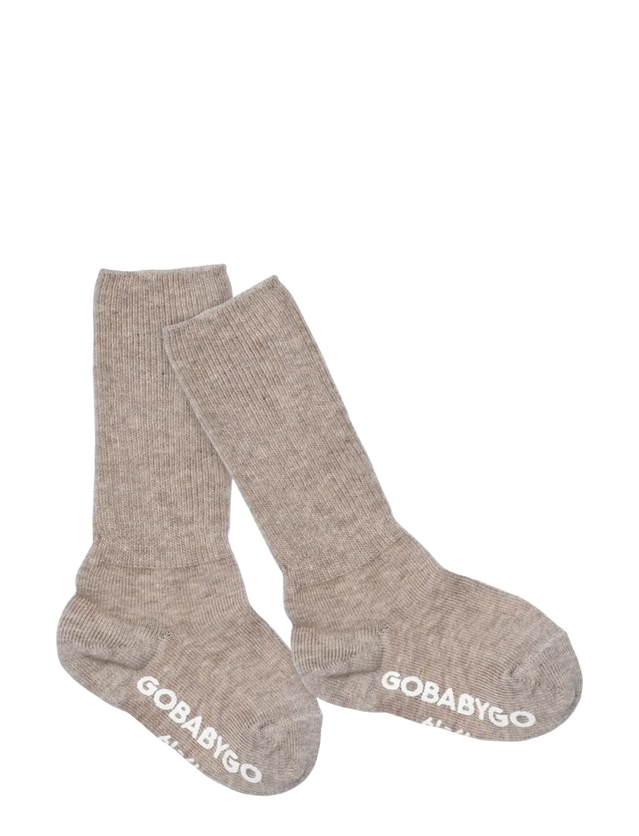 GoBabyGo - Non-Slip socks- cotton - libisemisvastased sokid - sand - 1