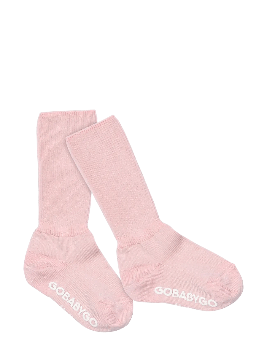 GoBabyGo - Non-Slip socks- cotton - libisemisvastased sokid - soft pink - 1