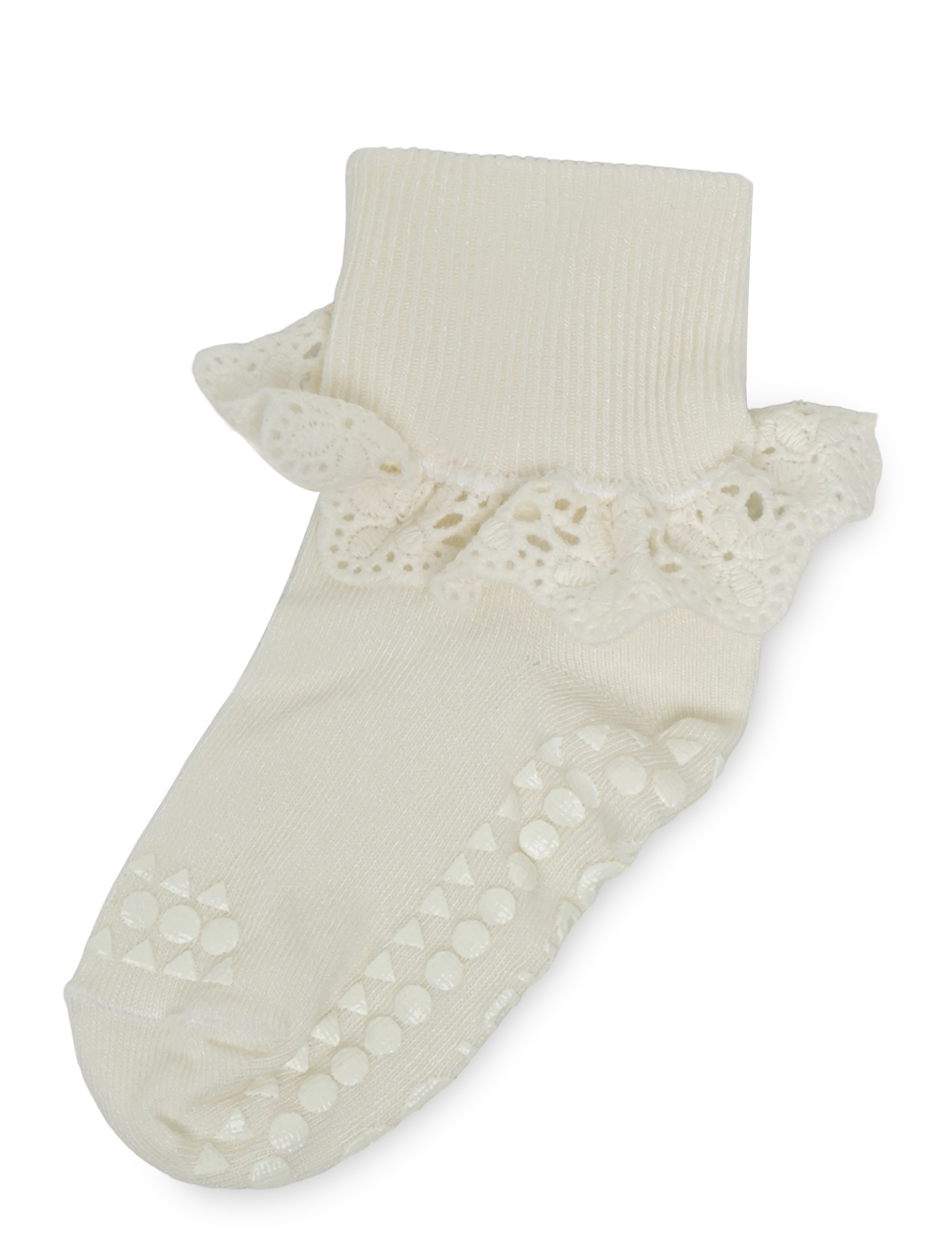 GoBabyGo Non-Slip - viscose-bamboo lace - Kläder - SNOW WHITE / white