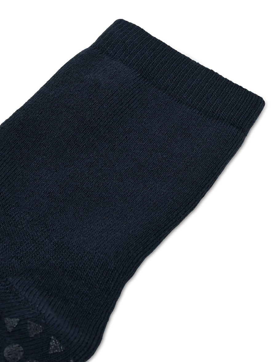 GoBabyGo - Terry socks - cotton - skridsikre sokker - navy blue - 2