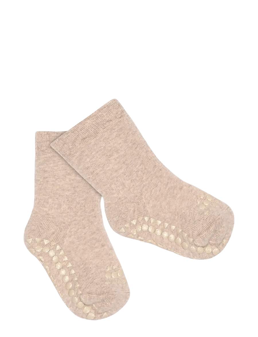 GoBabyGo - Terry socks - cotton - libisemisvastased sokid - sand - 0