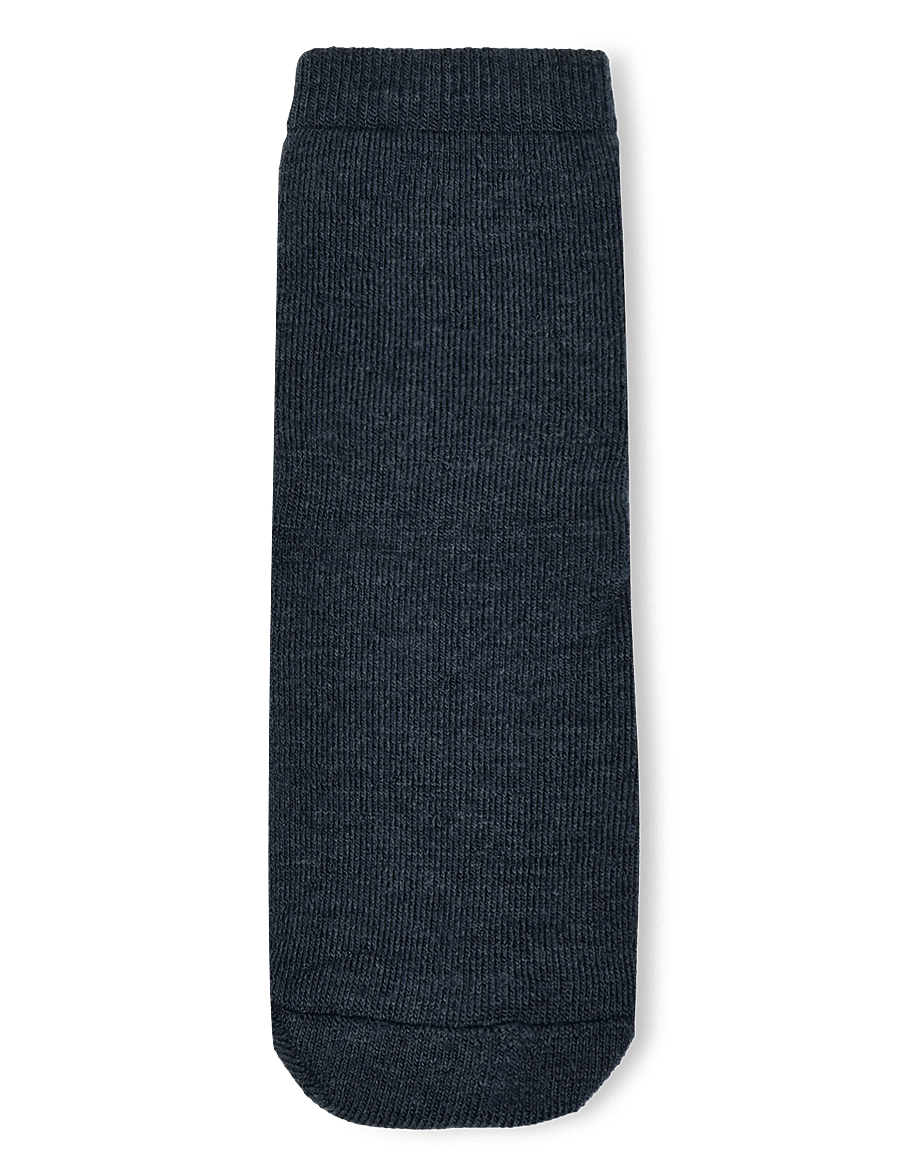 GoBabyGo - Wool socks - anti-slip - skridsikre sokker - dark denim melange - 0