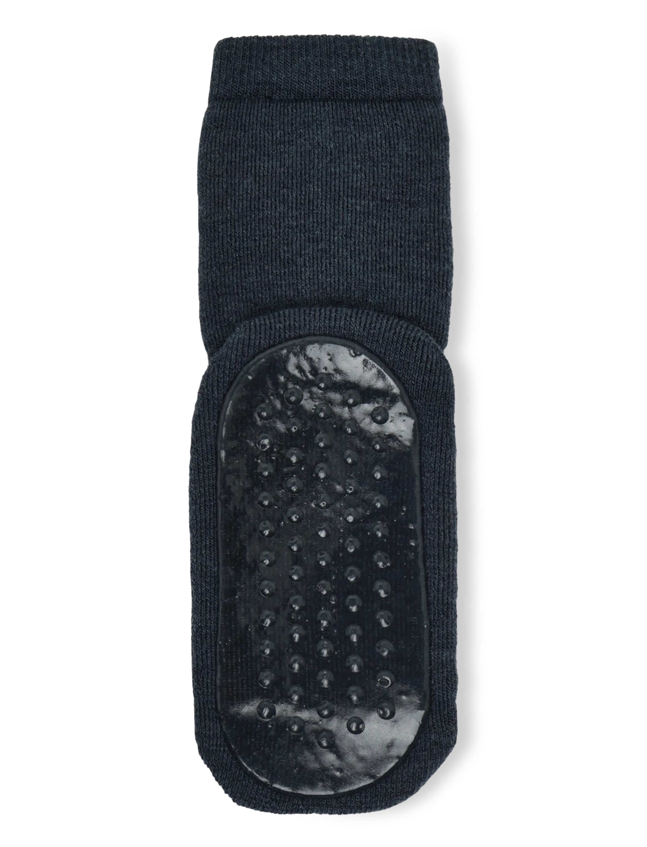 GoBabyGo - Wool socks - anti-slip - skridsikre sokker - dark denim melange - 1