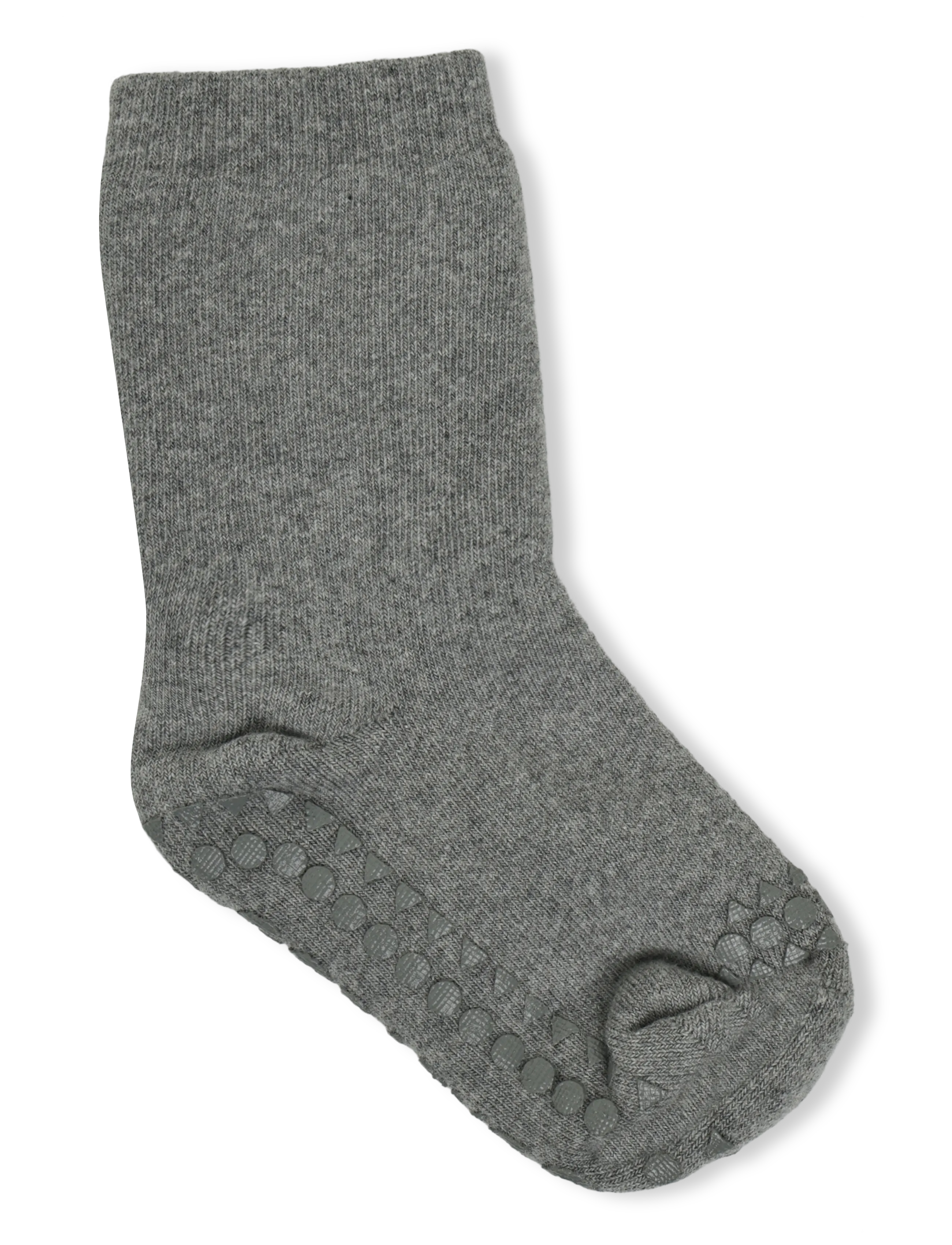 GoBabyGo - Wool socks - anti-slip - non-slip socks - light brown melange - 1
