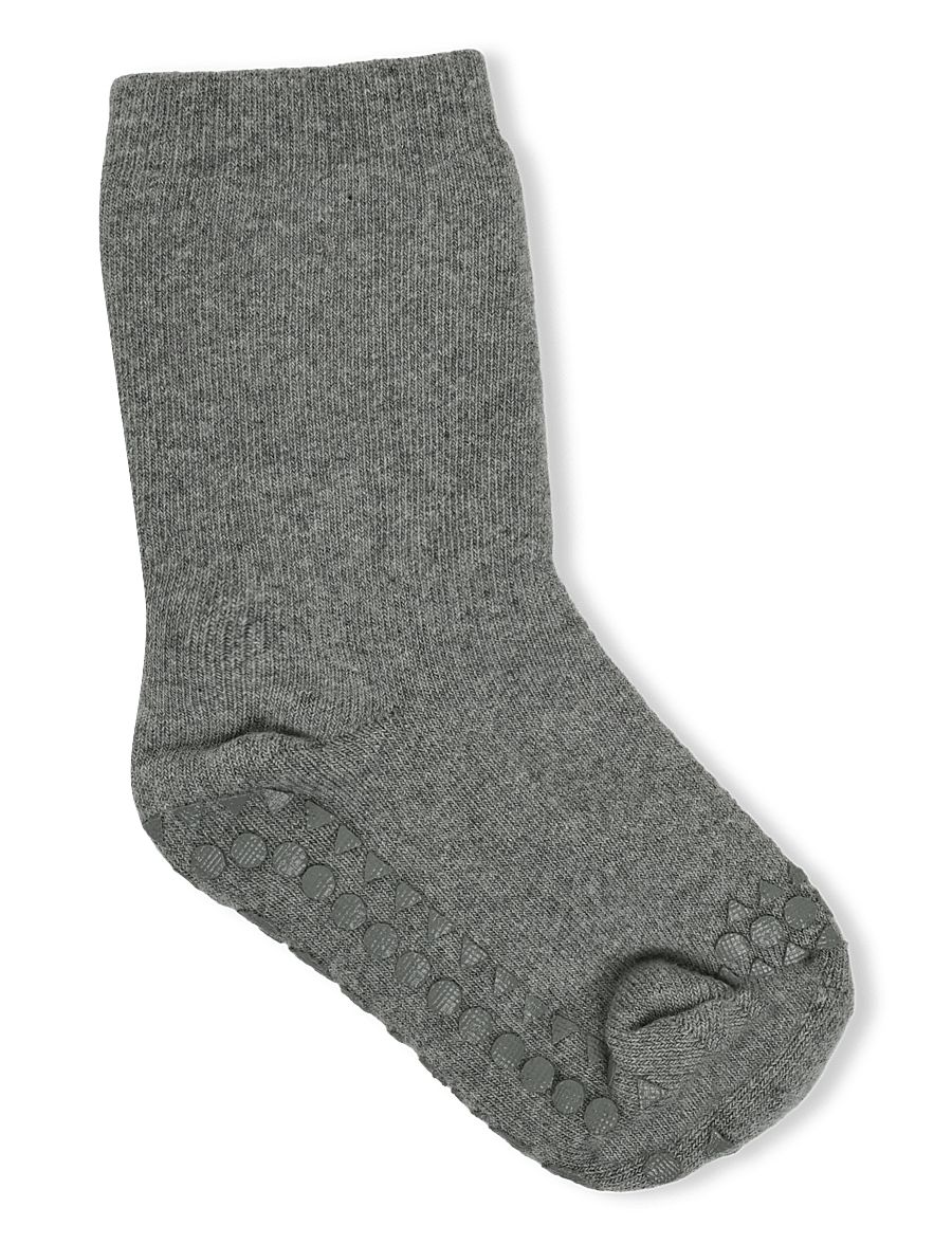 GoBabyGo - Wool socks - anti-slip - anti-rutsch socken - light brown melange - 1