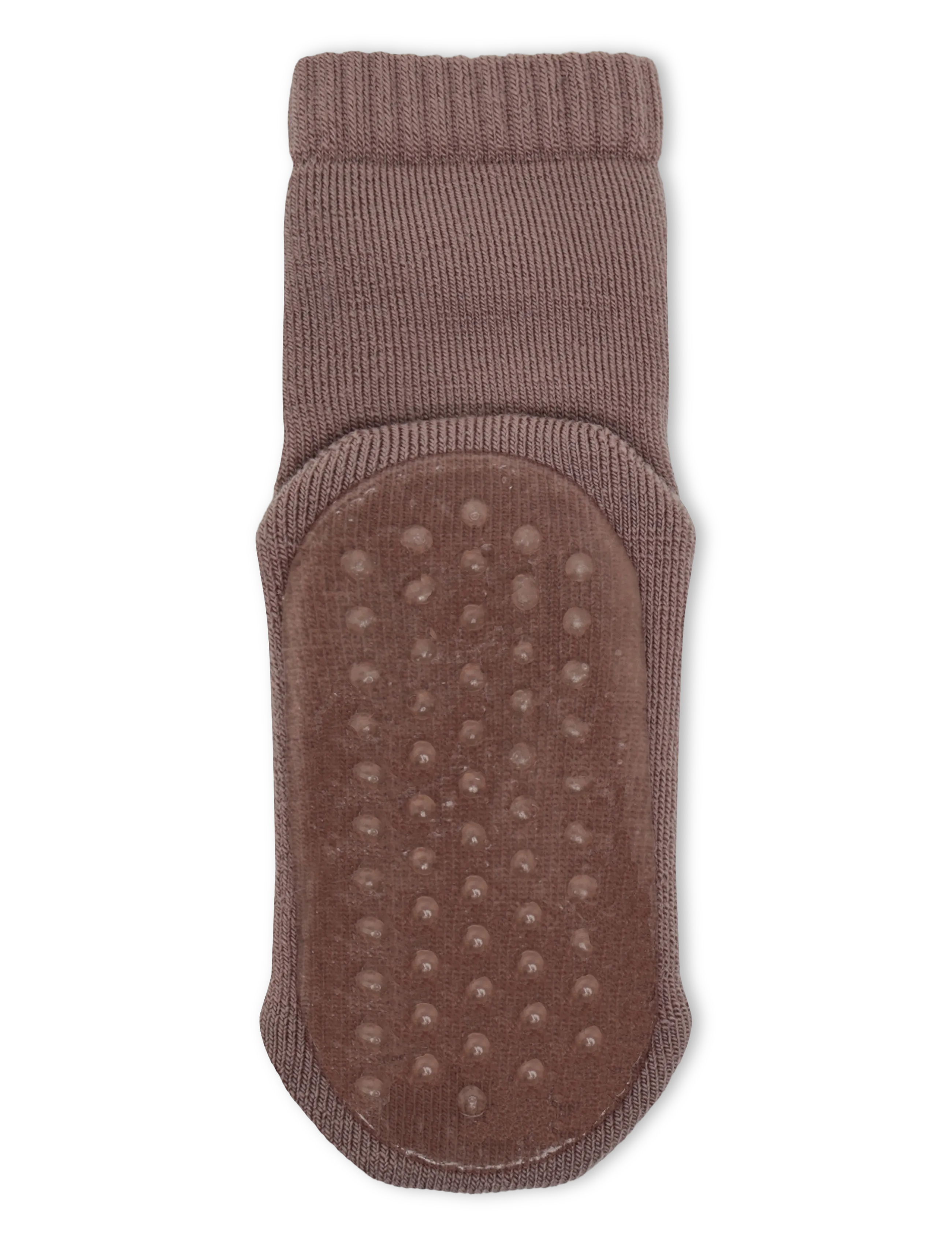 GoBabyGo - Wool socks - anti-slip - neslystančios kojinės - woodrose - 1
