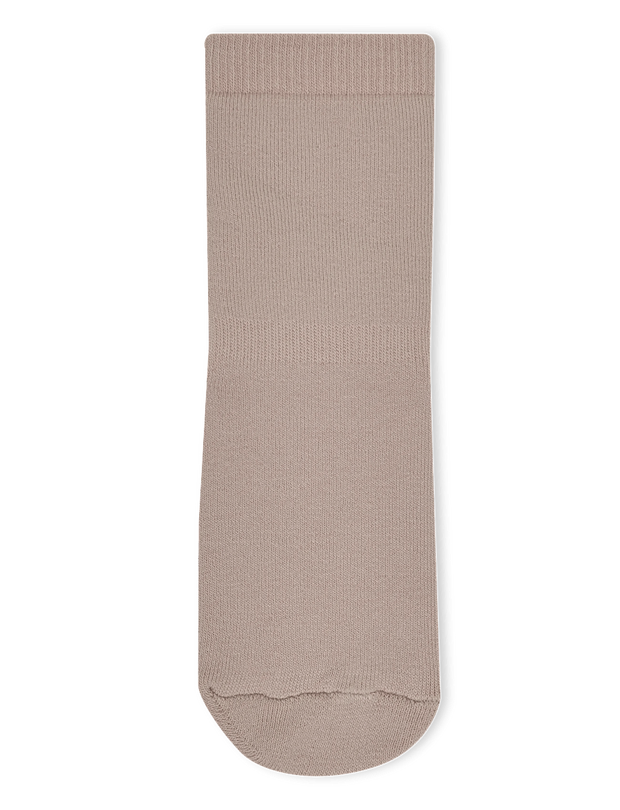 GoBabyGo - Cotton socks - anti-slip - neslīdošas zeķes - rose dust - 0
