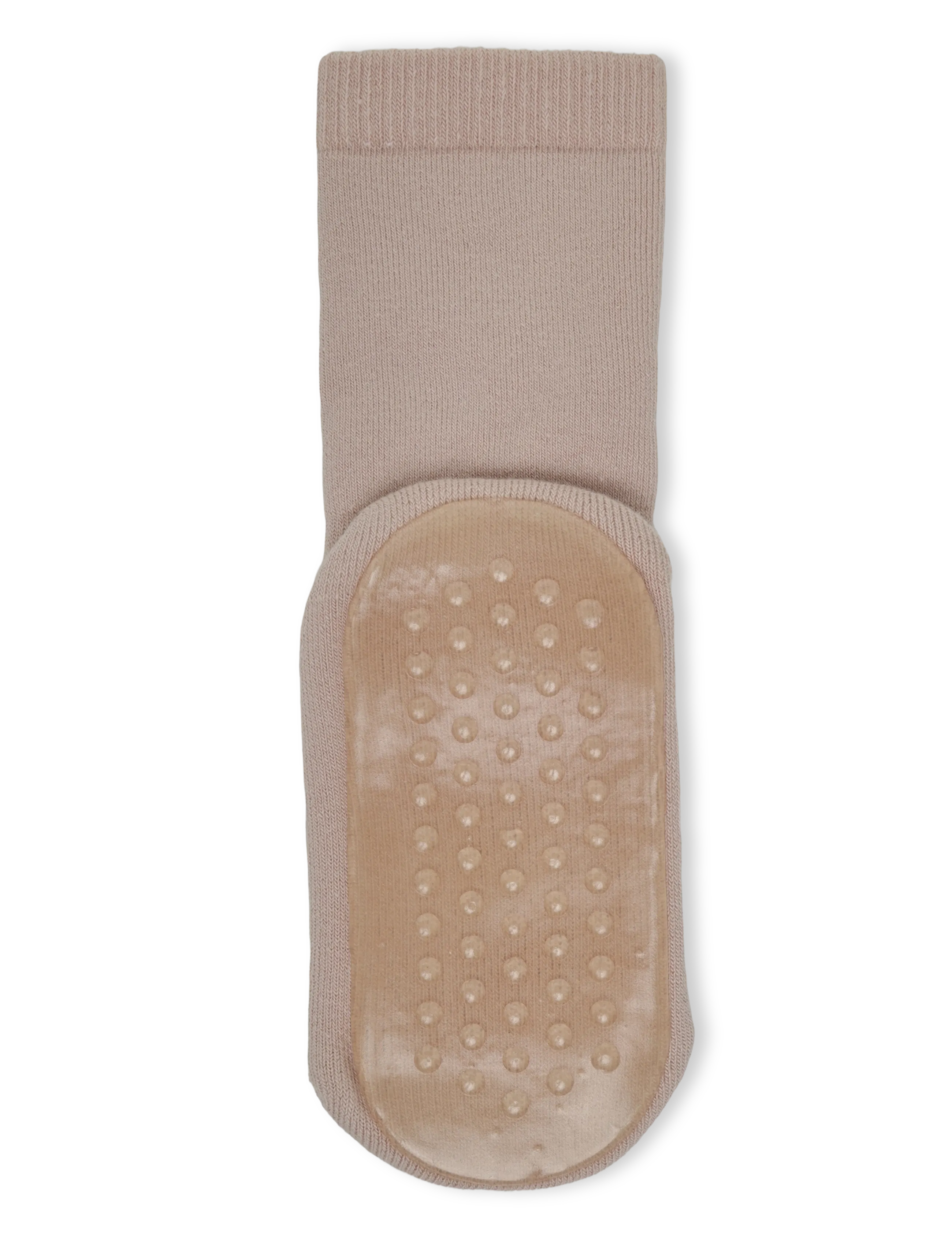 GoBabyGo - Cotton socks - anti-slip - neslīdošas zeķes - rose dust - 1