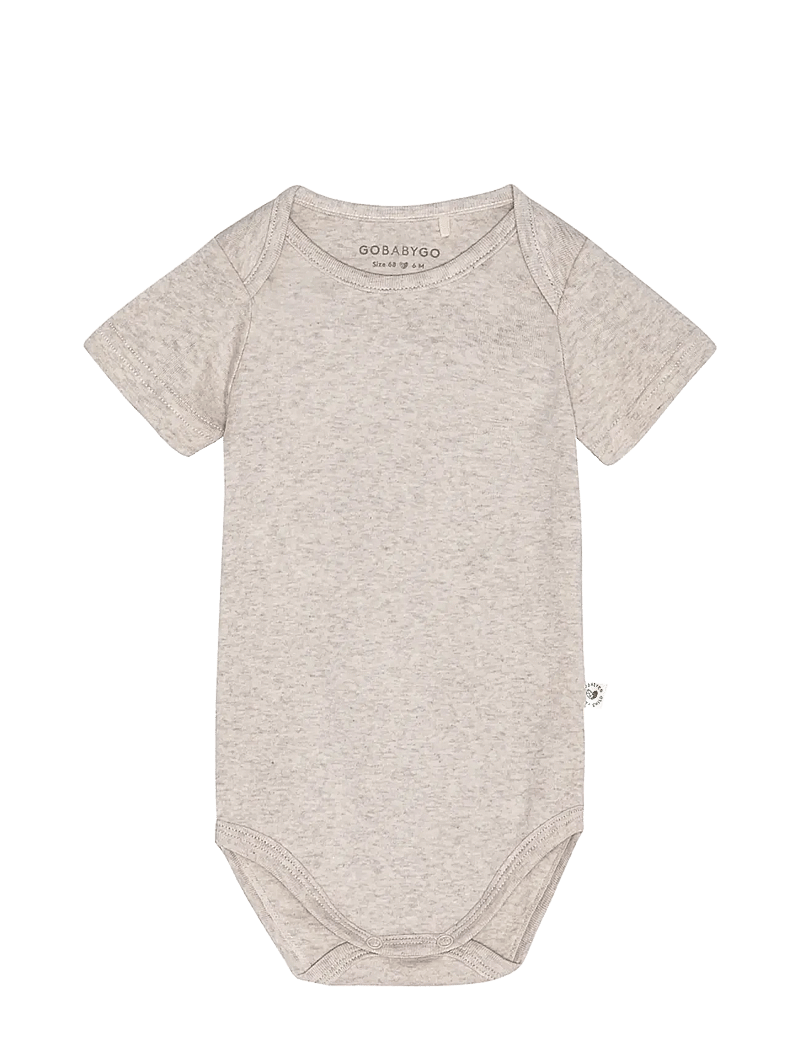 GoBabyGo - Hazel Body Short Sleeve - kurzärmelige bodys - feather - 0