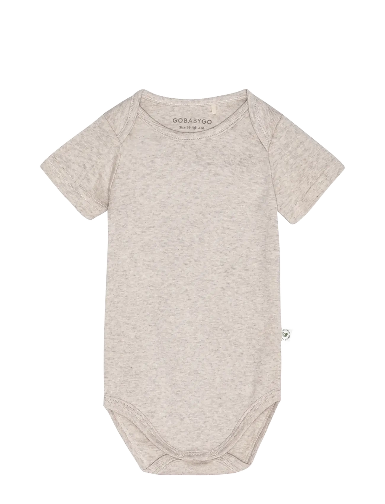 GoBabyGo Hazel Body Short Sleeve - Bodies - FEATHER / beige