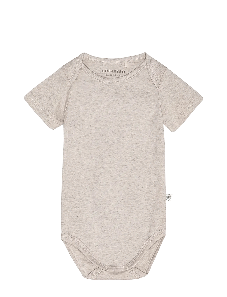 GoBabyGo - Hazel Body Short Sleeve - kurzärmelige bodys - feather - 1