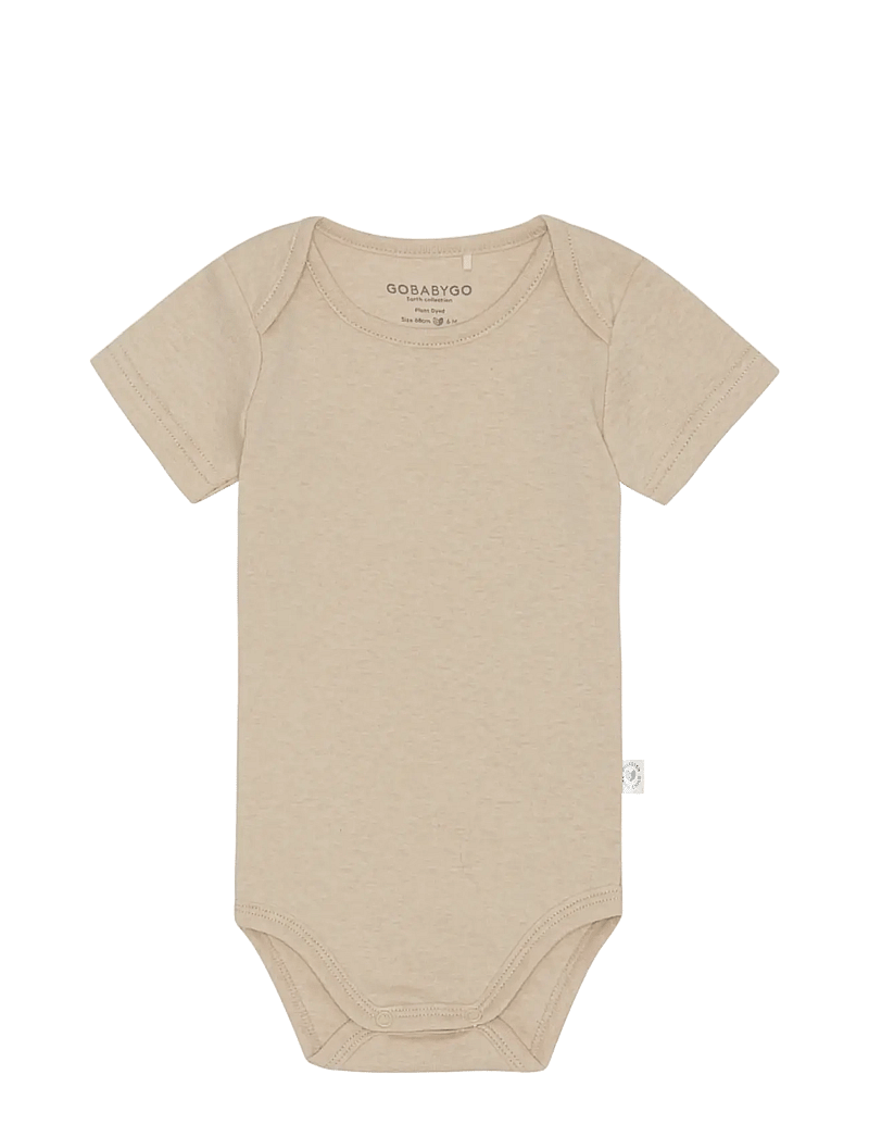 GoBabyGo - Hazel Body Short Sleeve - kortærmede bodyer - oat - 1