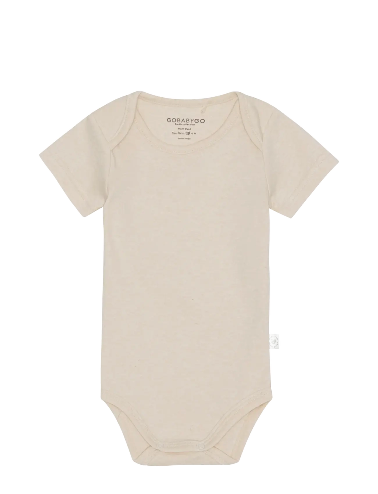 GOBABYGO Hazel Body Kurz Sleeve Beige - 74 - Kinder