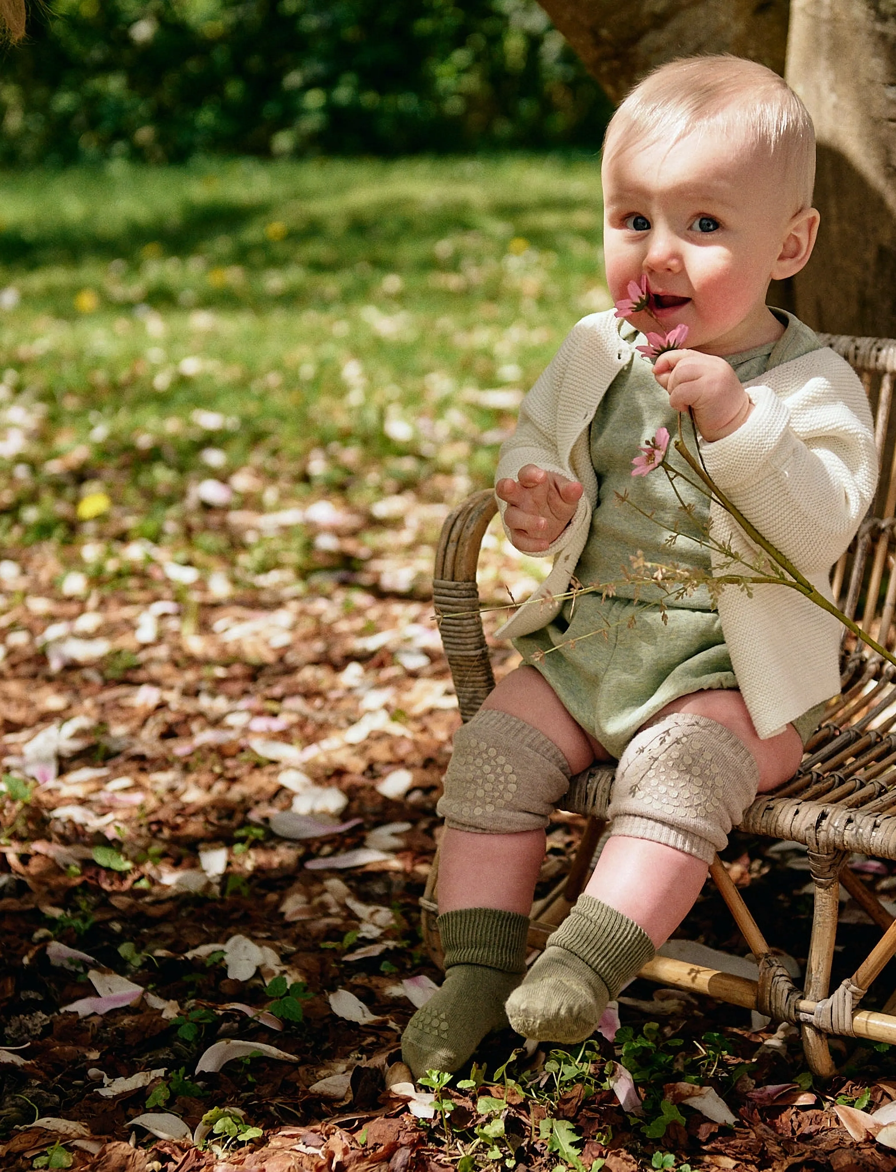 GoBabyGo Hazel Body Long Sleeve, 86, Bodys, Grün - Long-sleeved, Kinder