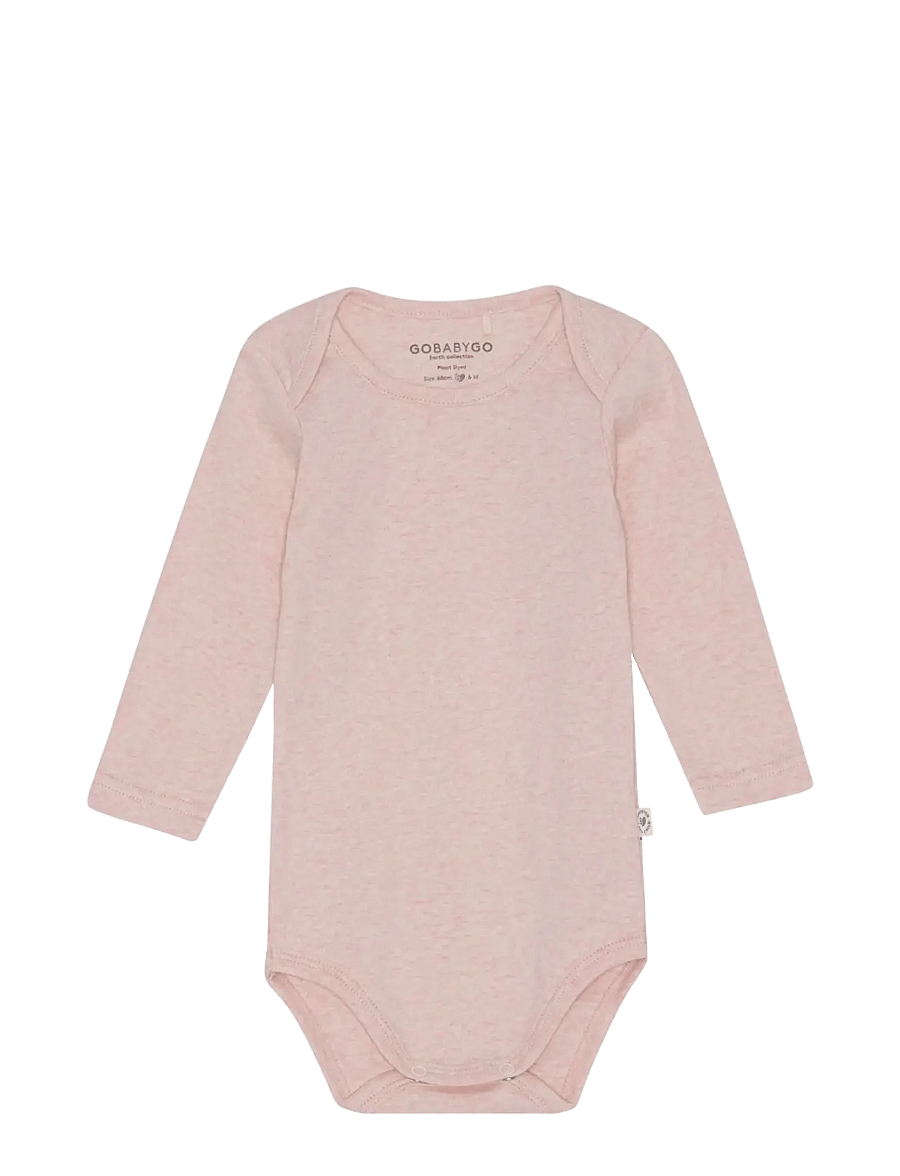 GoBabyGo - Hazel Body Long Sleeve - smėlinukai ilgomis rankovėmis - rose - 1