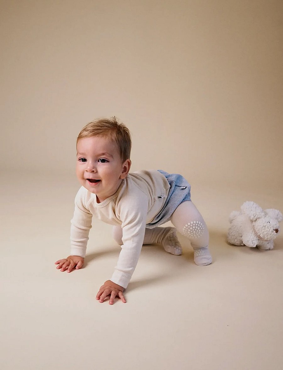 GoBabyGo - Hazel Body Long Sleeve - langärmelige bodys - vanilla - 0