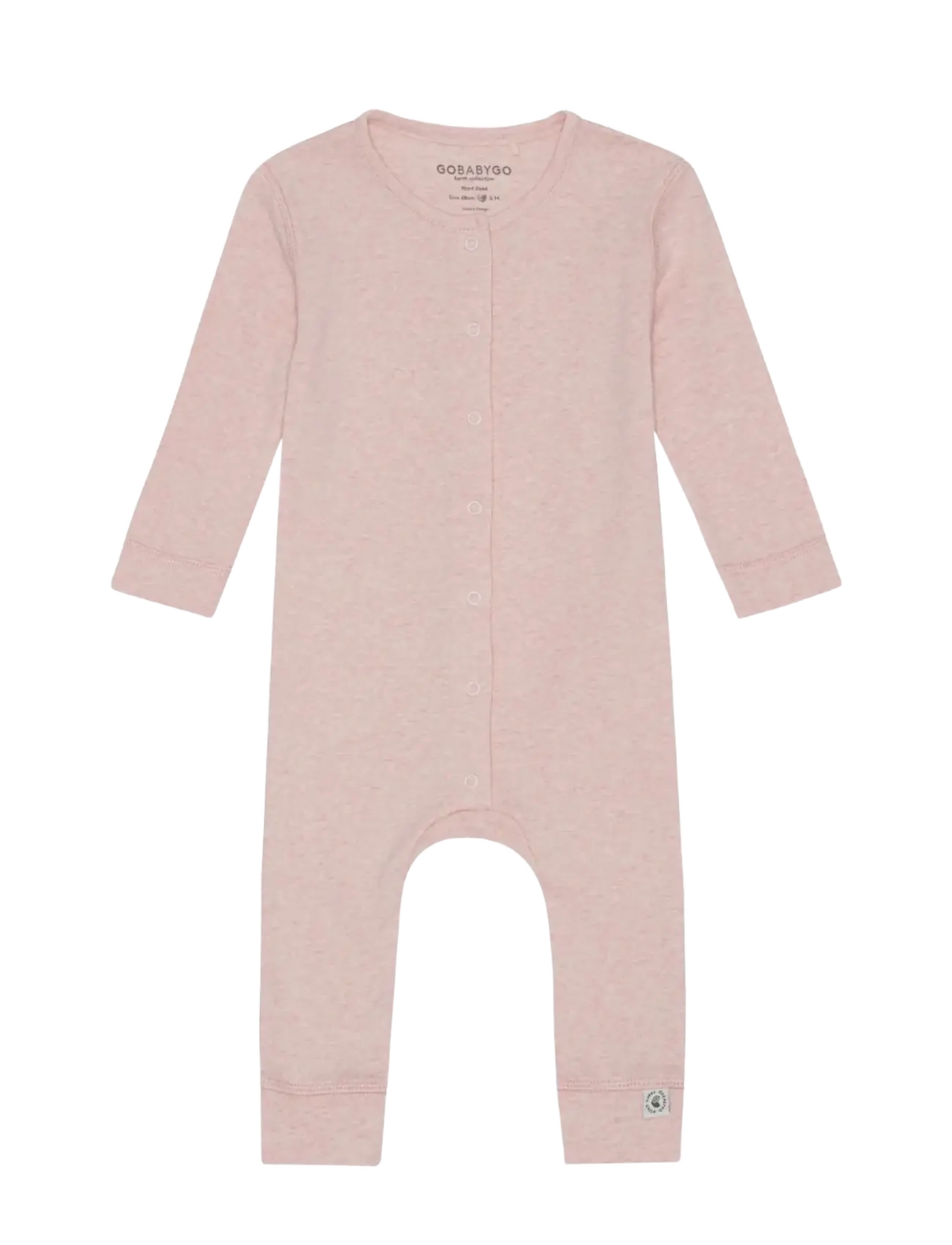 GOBABYGO Oak Onesie Pink - 80 - Kinder