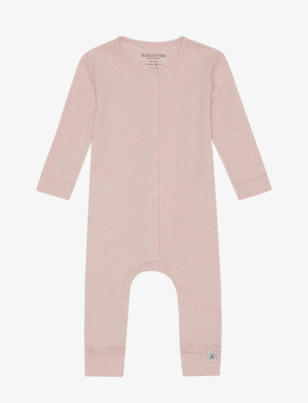 GoBabyGo - Oak Onesie - langærmede heldragter - rose - 0