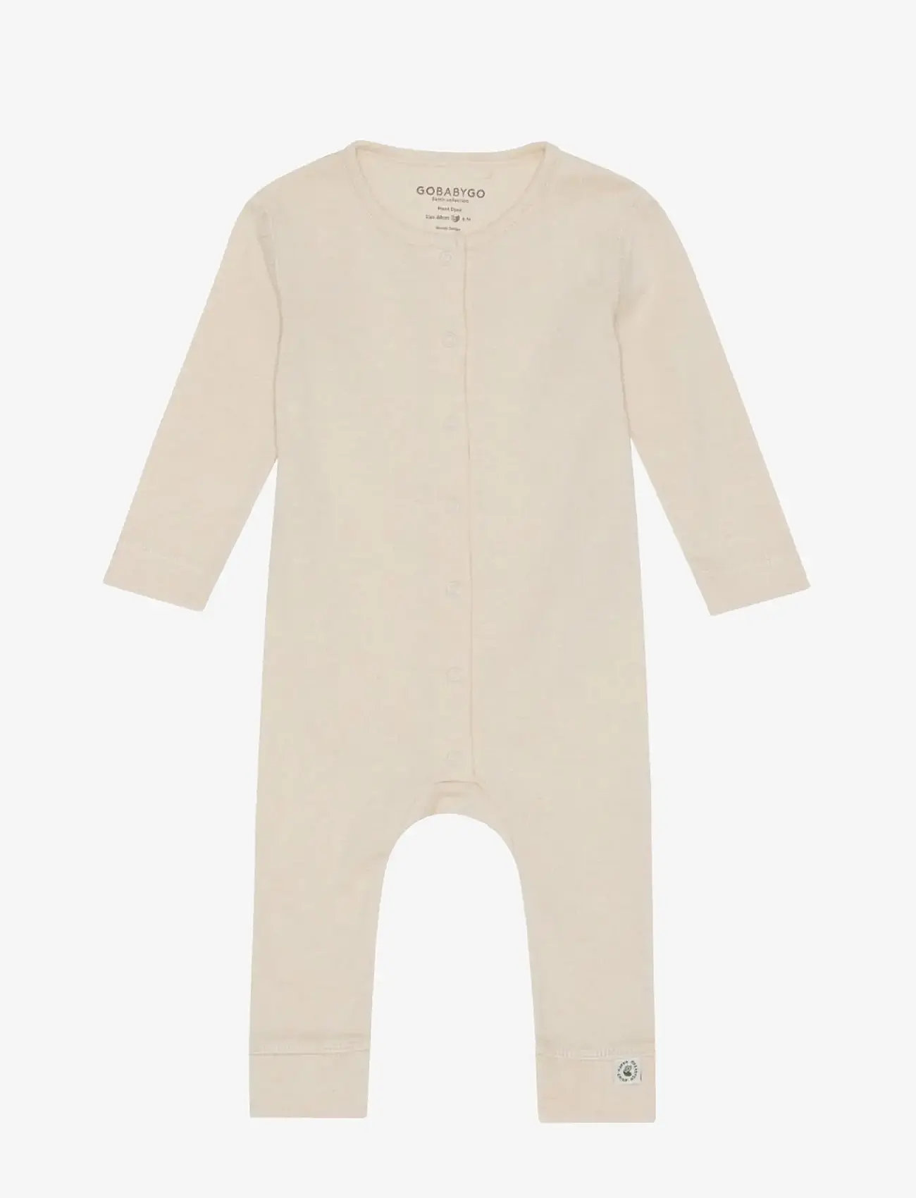 GoBabyGo - Oak Onesie - langærmede heldragter - vanilla - 0