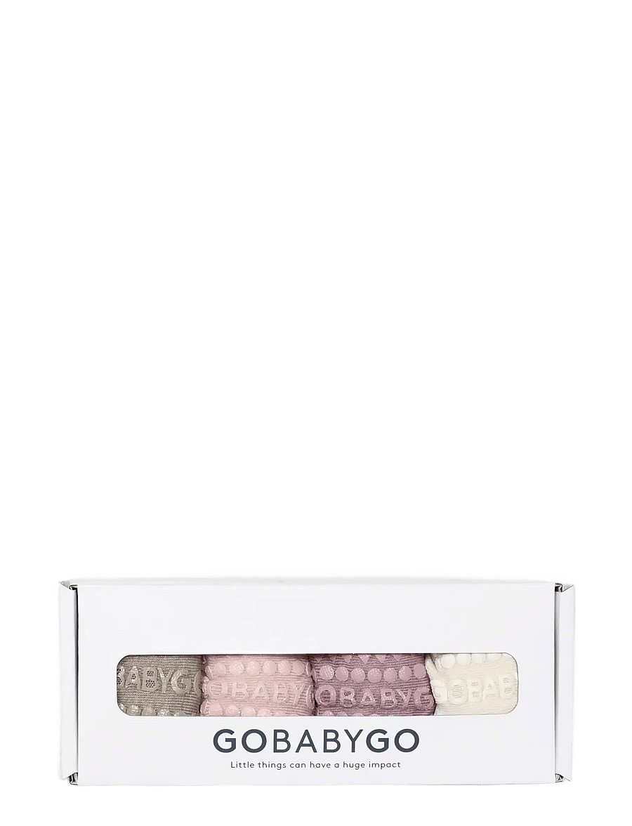 GoBabyGo - Combo box - viscose-bamboo - libisemisvastased sokid - sand/lilac/soft pink/off white - 1