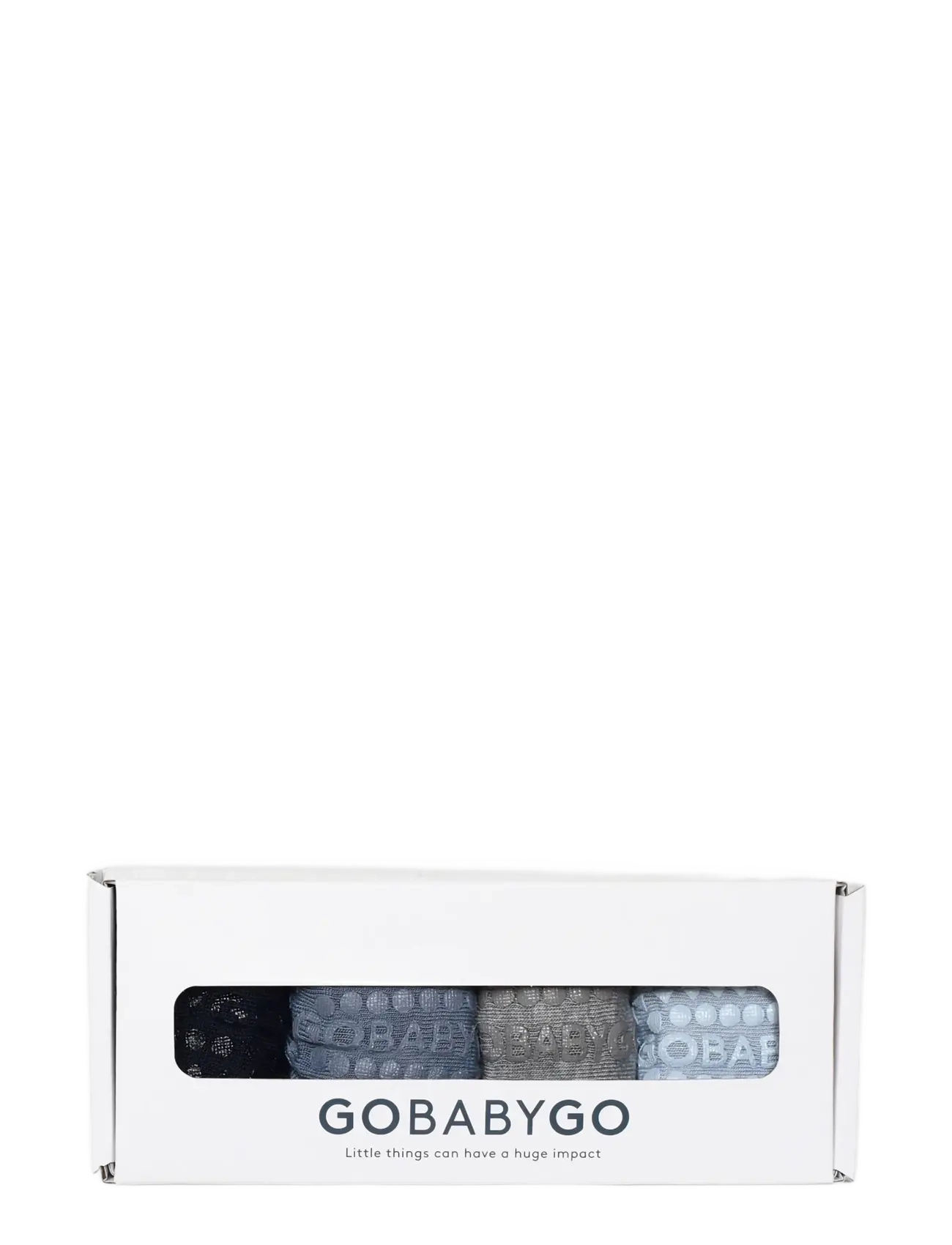 GoBabyGo - Combo box - viscose-bamboo - libisemisvastased sokid - navy/sky blue/grey/stone blue - 1