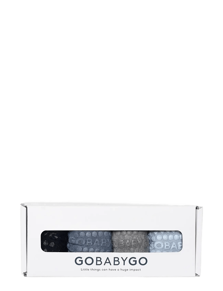 GoBabyGo - Combo box - viscose-bamboo - libisemisvastased sokid - navy/sky blue/grey/stone blue - 1