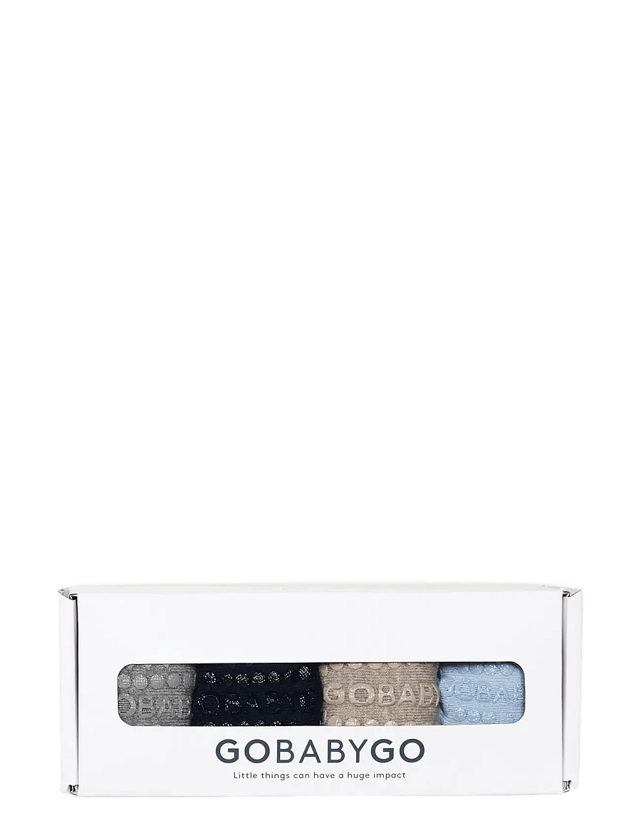 GoBabyGo - Combo box - cotton - libisemisvastased sokid - grey/navy blue/sand/sky blue - 1