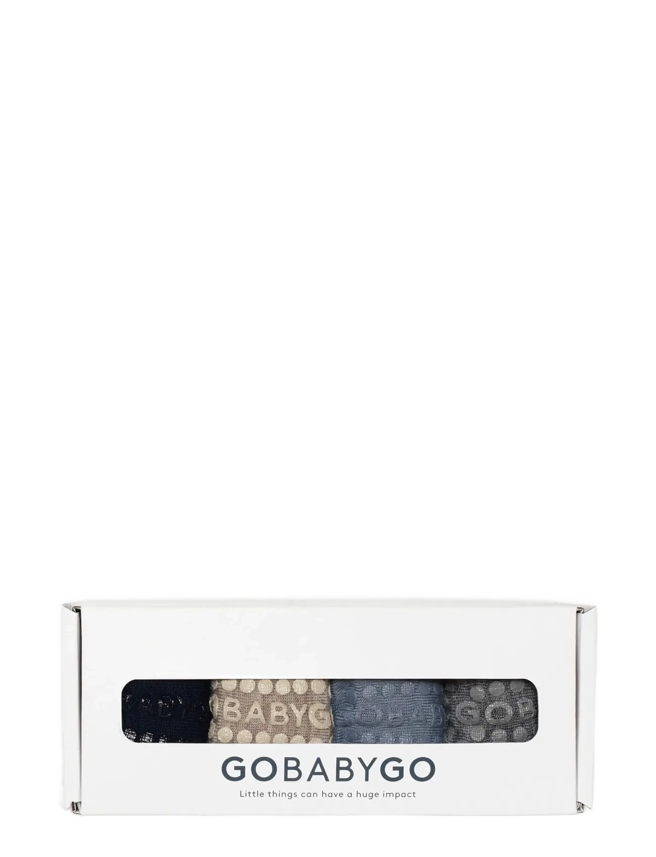 GoBabyGo - Combo box - Merino Wool - libisemisvastased sokid - blue/ sand/ blue/grey - 1