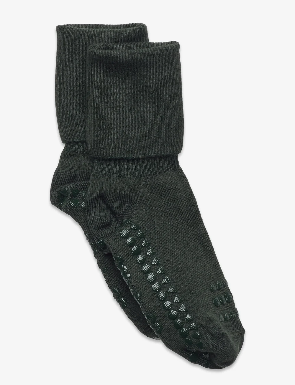 GoBabyGo - Non-slip socks - Bamboo - anti-rutsch socken - forest green - 0