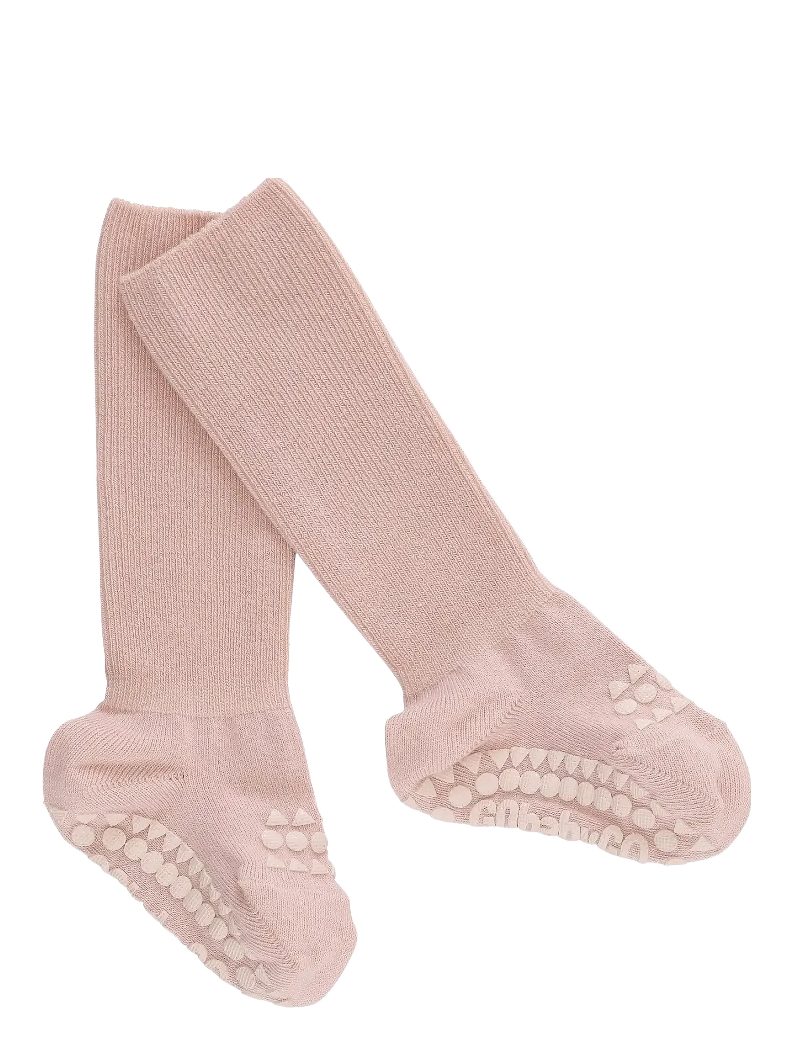 GoBabyGo Non-Slip Socks Bamboo, 17/19, Socken & Strumpfhosen, Rosa - Non-slip Socks, Kinder