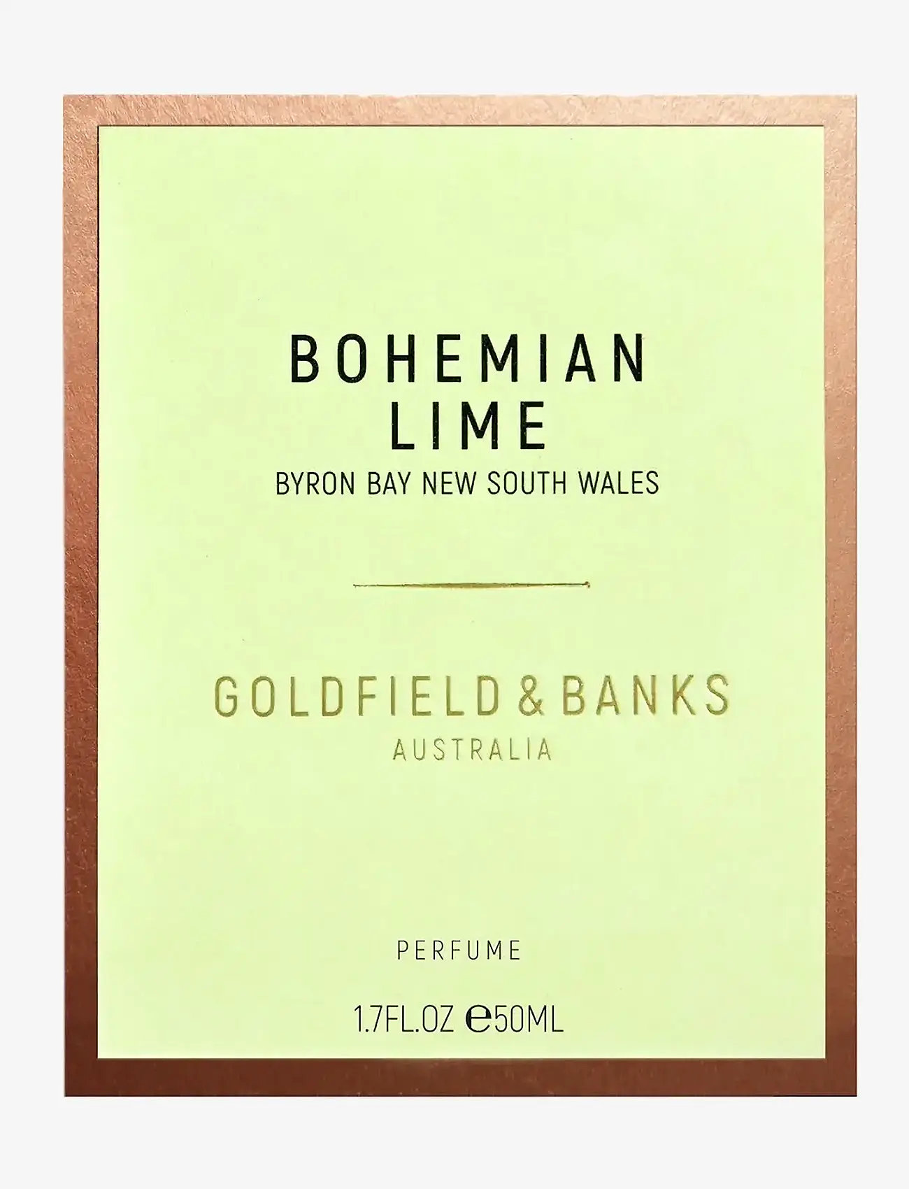 Goldfield & Banks - BOHEMIAN LIME 50ML - till honom  - clear - 3