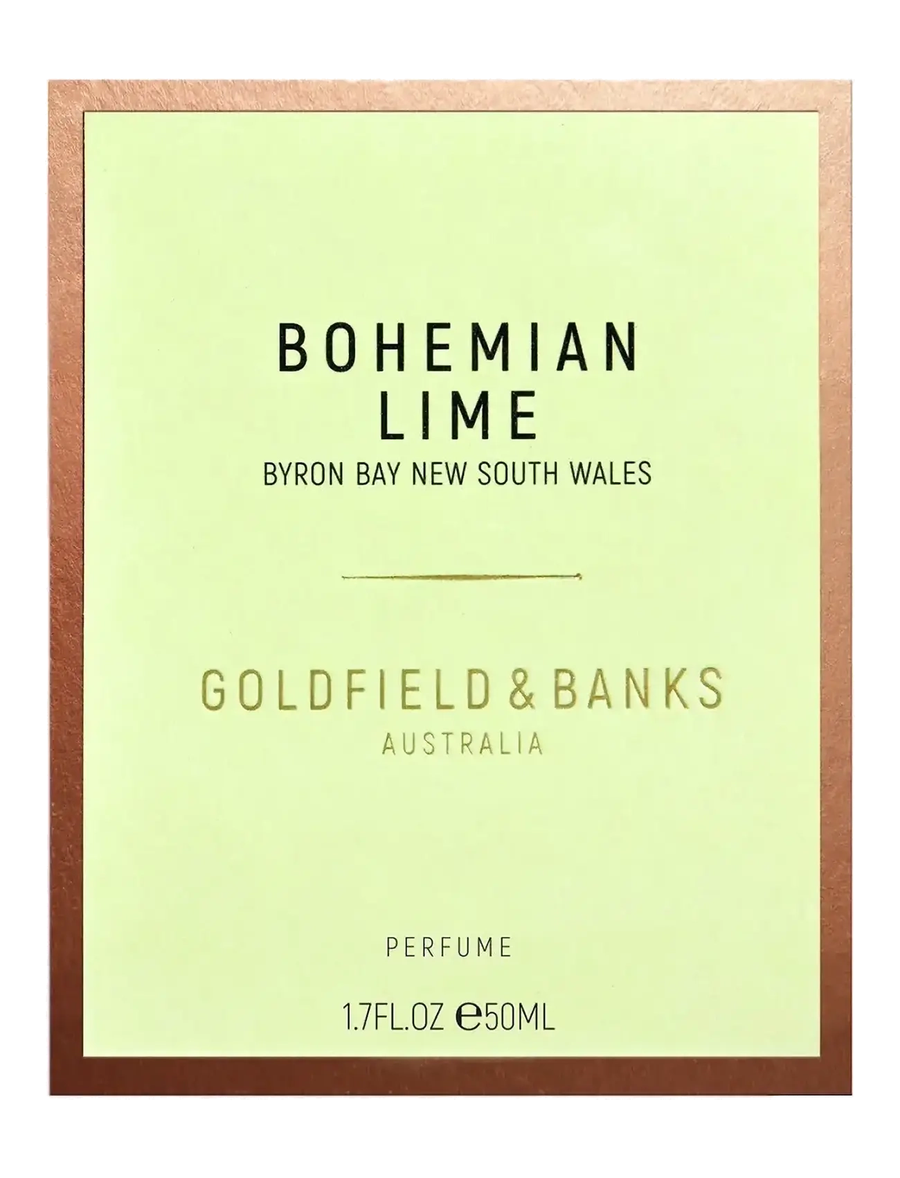 Goldfield & Banks - BOHEMIAN LIME 50ML - til ham  - clear - 3
